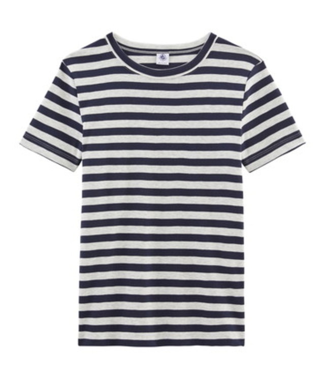 ボーダークルーネック半袖Ｔシャツ