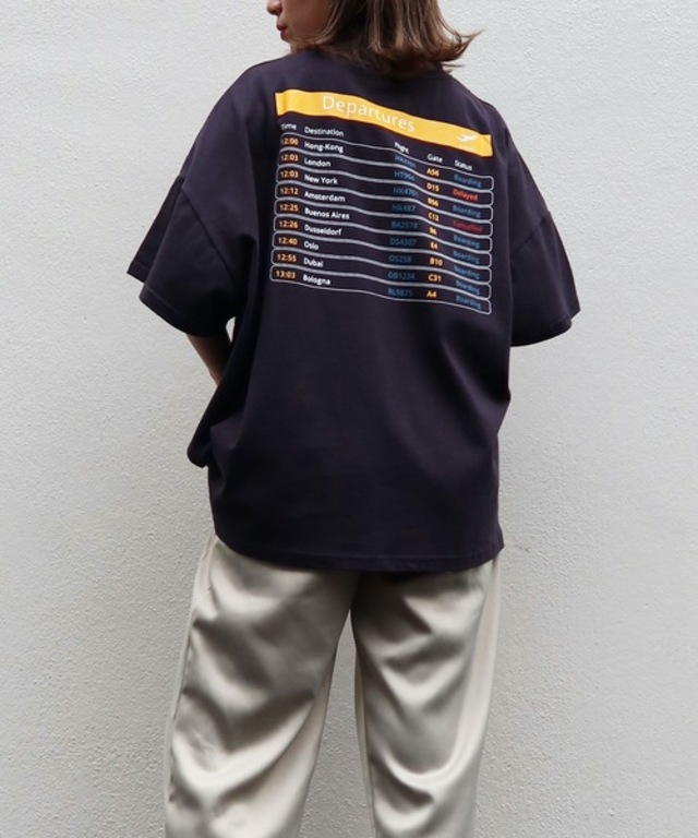 DeparturesバックプリントTシャツ
