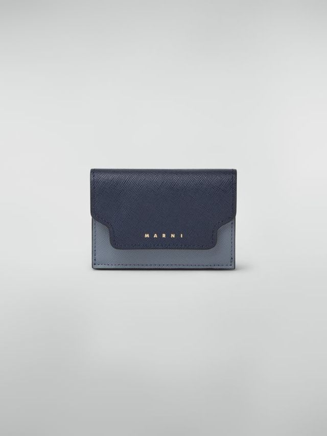 サフィアーノレザー トリフォールドウォレット