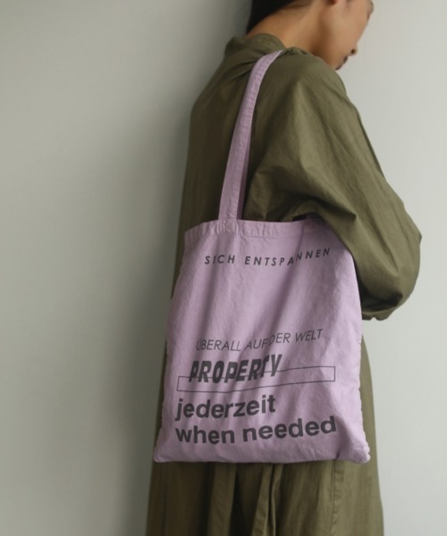 コットンプリントバッグ