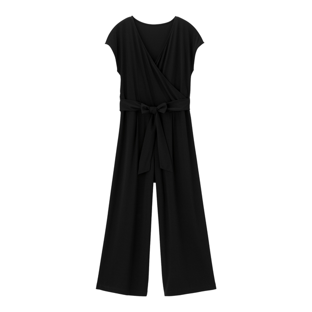 カットソージャンプスーツ(半袖)