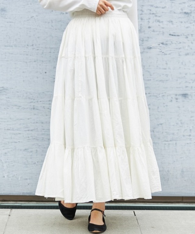 ティアードフレアスカート