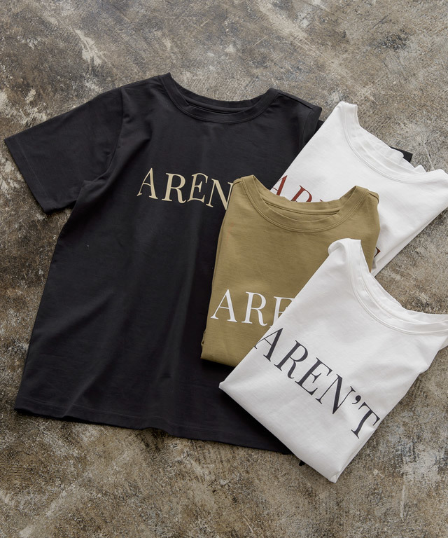 シルケットコットンT ロゴタイプ