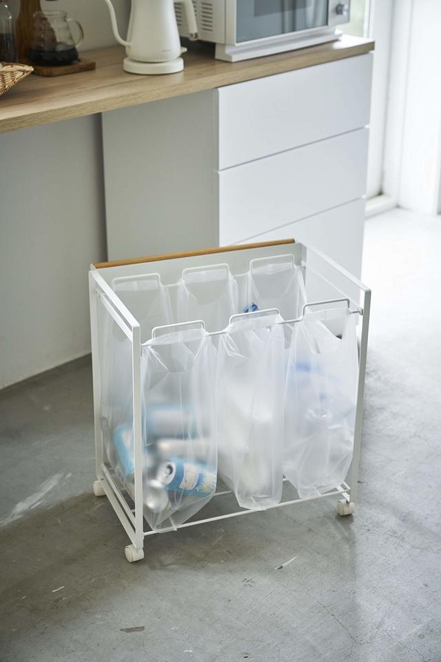 フタなしゴミ箱 ホワイト