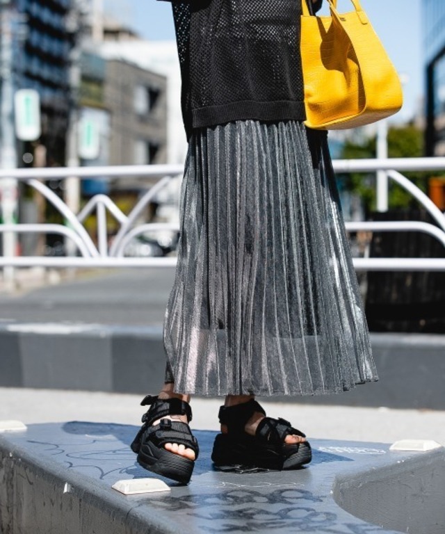 シアーシャイニープリーツスカート/876109