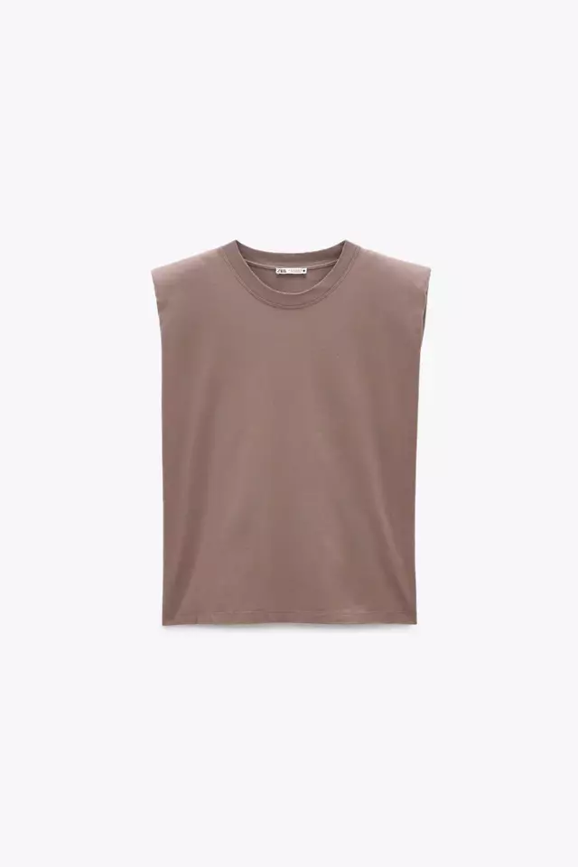 ショルダーパッドTシャツ