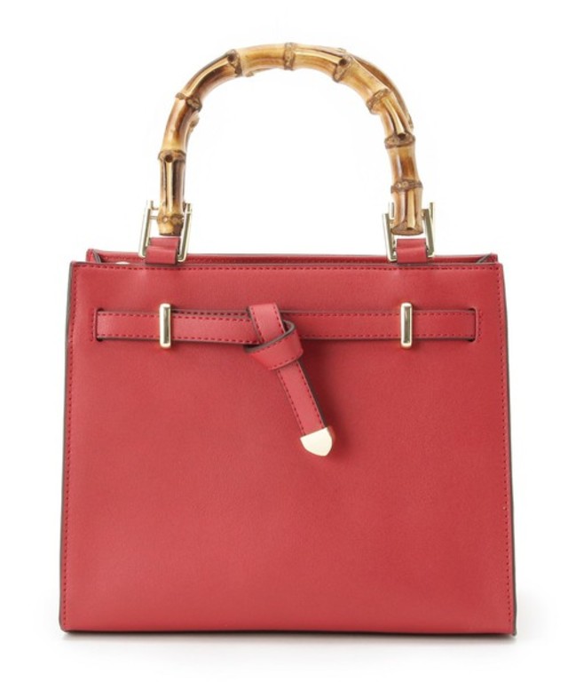 バンブーハンドルベルト付き2WAYバッグ