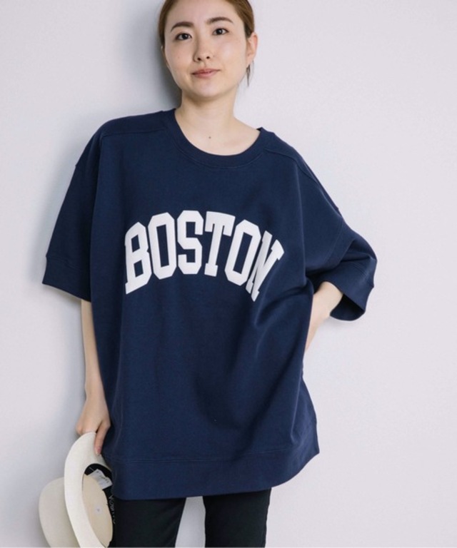 BOSTONロゴ・ボックス型スウェット