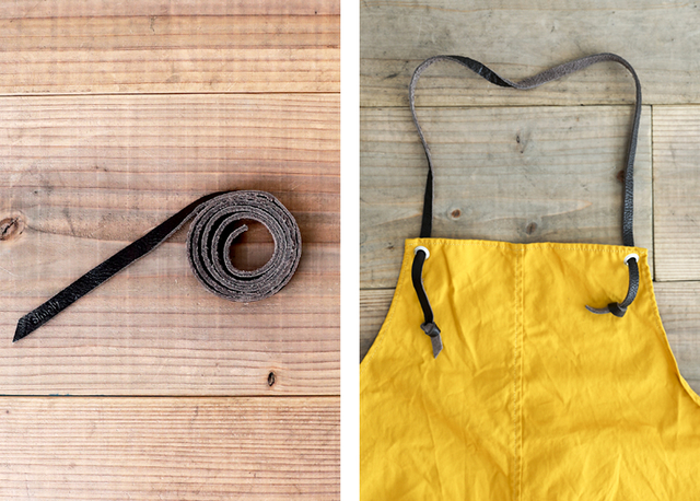 COTTON TWILL COLOR APRON (Long)