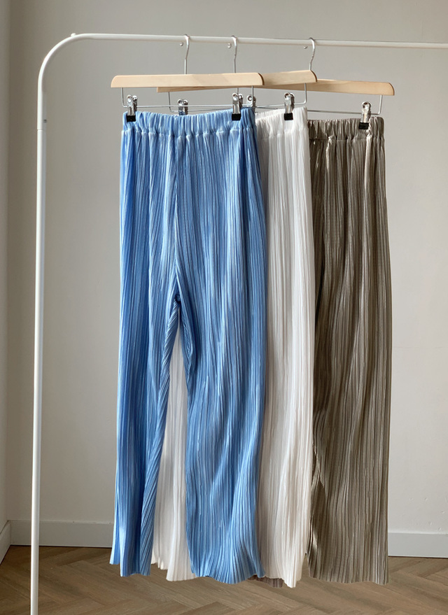 グロッシープリーツパンツ