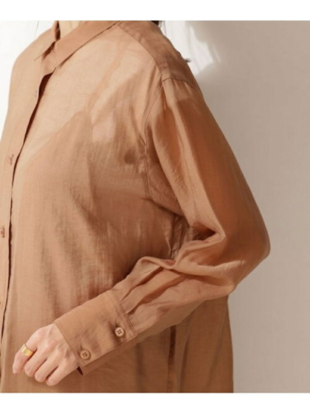 シアービッグシルエットシャツ