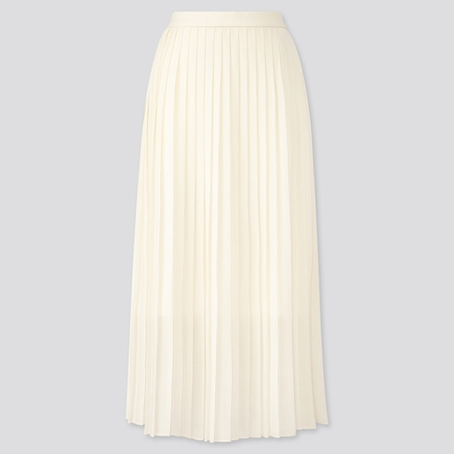 シフォンプリーツロングスカート