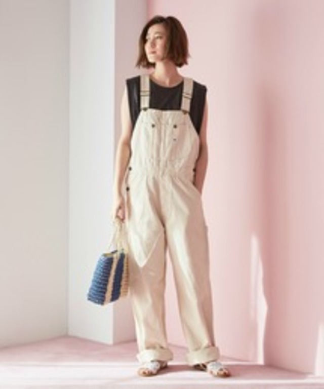 ユニセックス対応 オーバーオールcolor