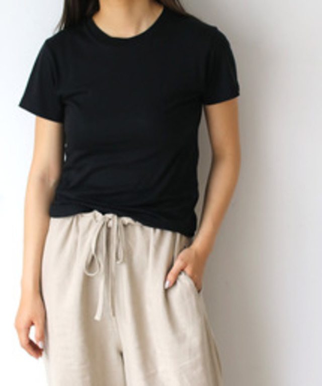 テンセルコットン半袖Tシャツ