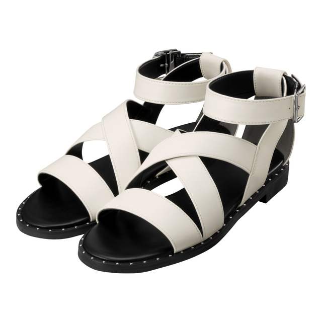 ワイドベルトサンダル