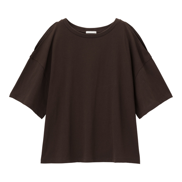 ショルダーカットアウトT