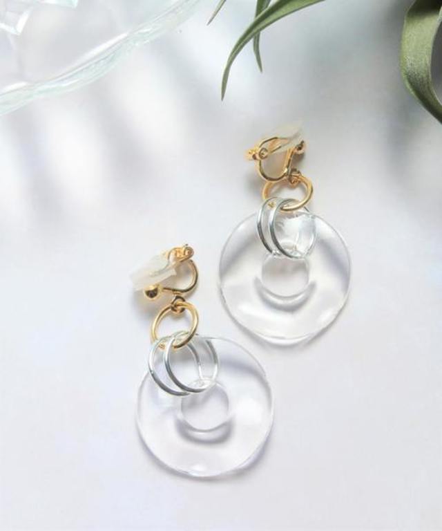 《mia trim》クリアイヤリング