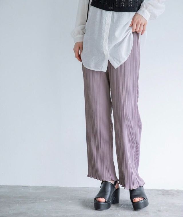 ホソミエプリーツパンツ