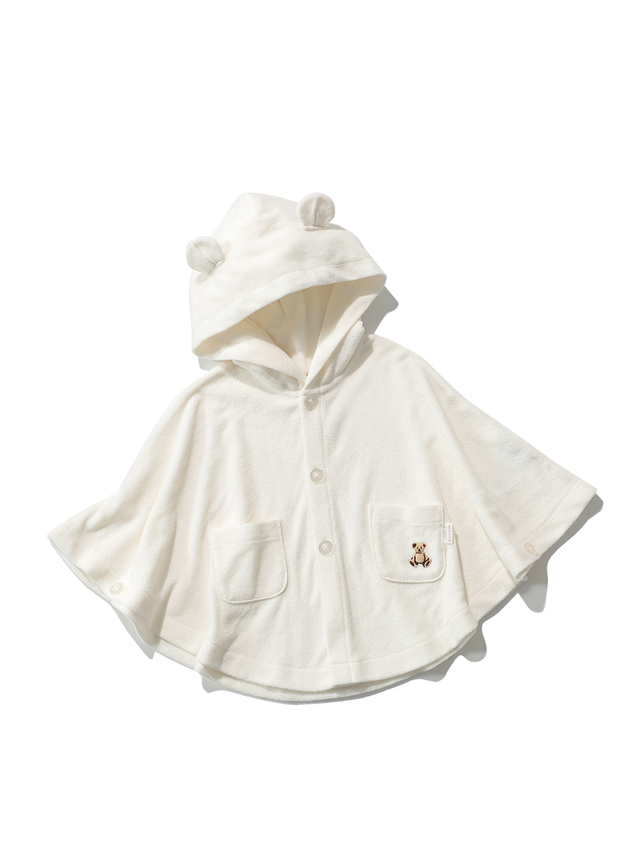 抗菌防臭パイルベア baby ポンチョ