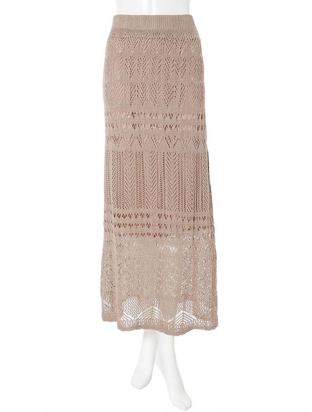 クロシェレースロングスカート