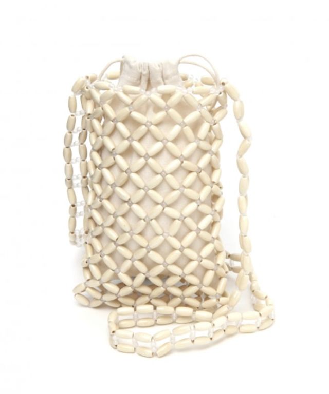 ビーズショルダーバッグ