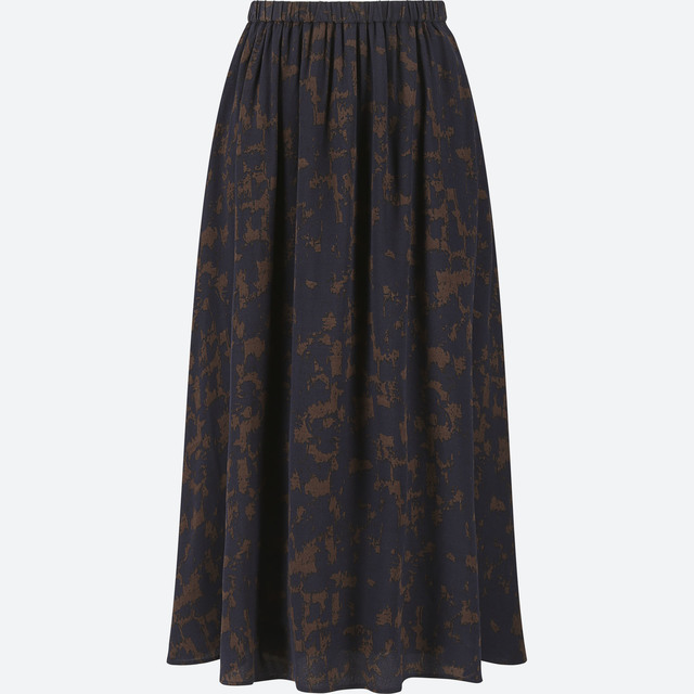 プリントフレアスカート（丈標準73～77ｃｍ）