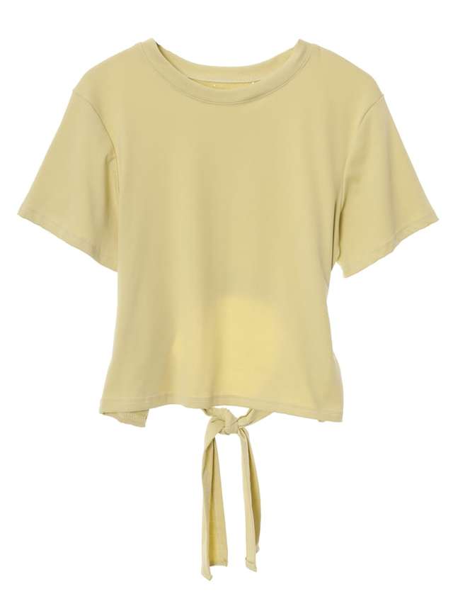 バックリボンストレッチTシャツ