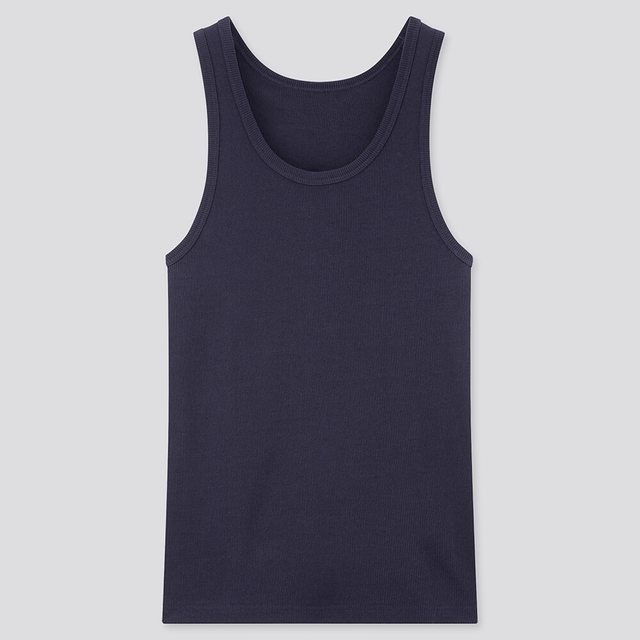 ドライカラーリブタンクトップ