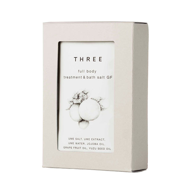 THREE フルボディトリートメント＆バスソルト（グレープフルーツ） 40g×7包