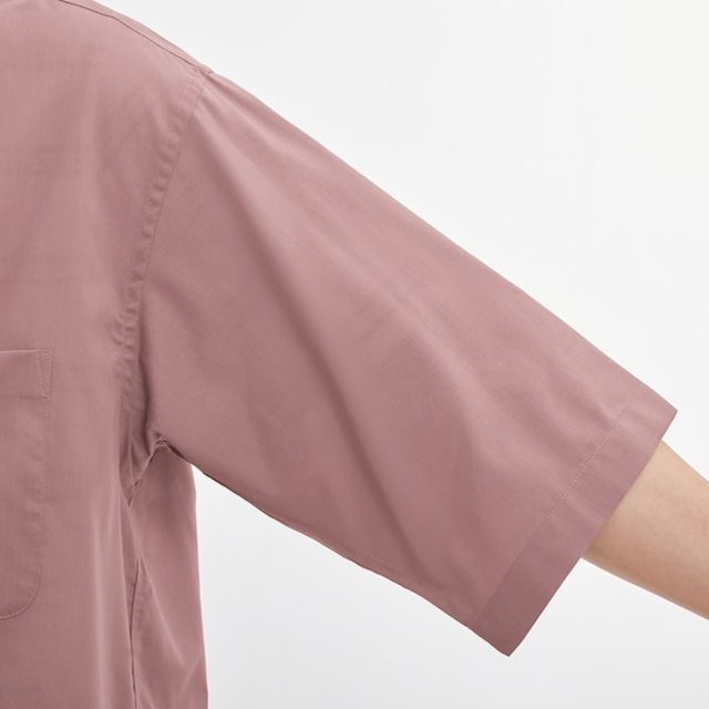 ルーズフィットシャツ(5分袖)