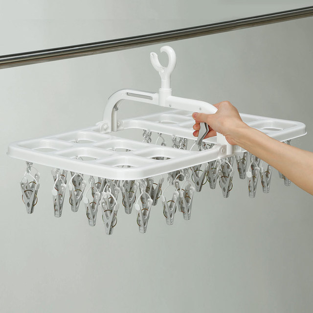 簡単取り込みハンガー 40ピンチ(グレー)