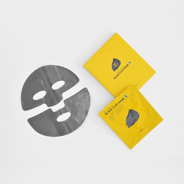 ブラック・クレイ・マスク 1枚