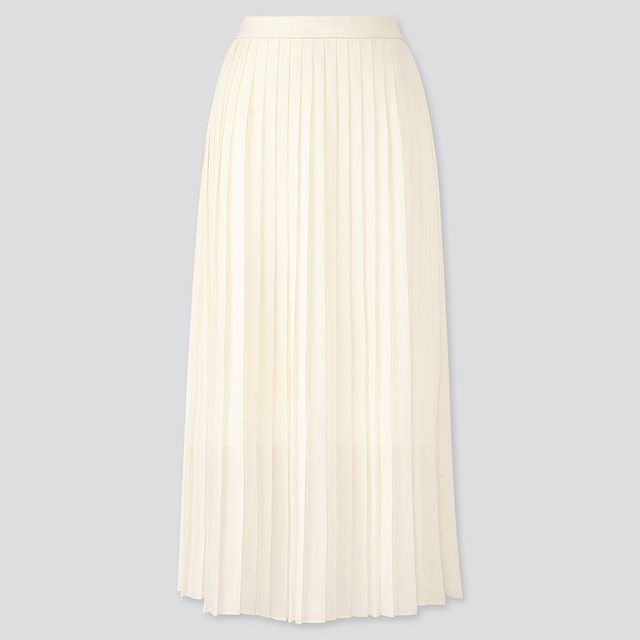 シフォンプリーツロングスカート（丈標準80～84cm）