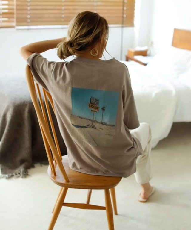 ヴィンテージフォトバックプリントTEE