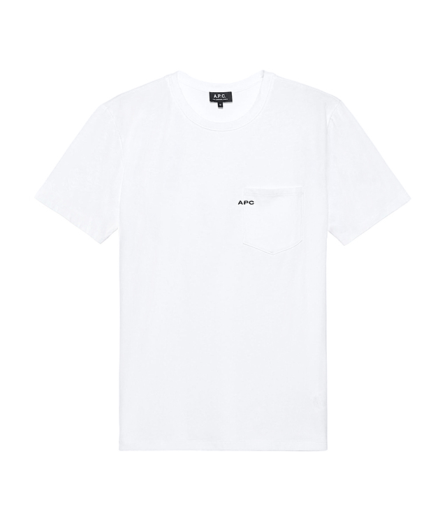 刺繍入りポケット付Tシャツ