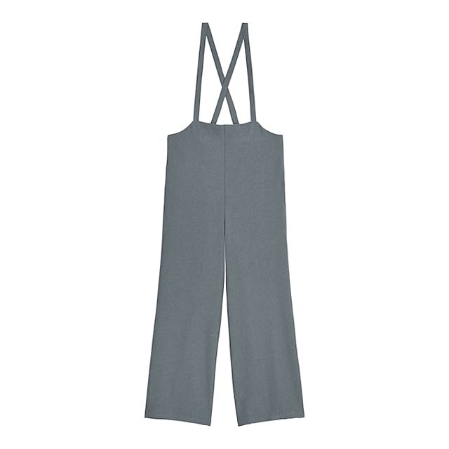 サロペットワイドパンツ