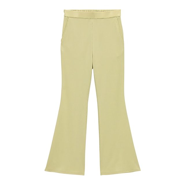 リブフレアパンツ