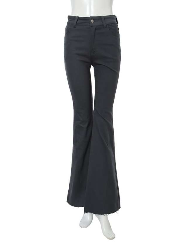 カットオフフレアカラーデニム