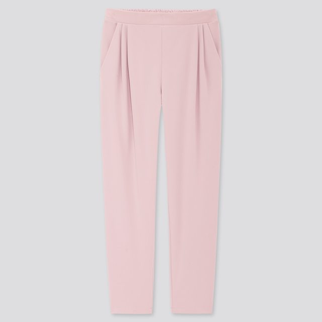 クレープジャージーテーパードパンツ