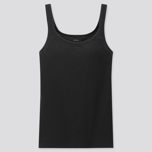 エアリズムコットンリブタンクトップ