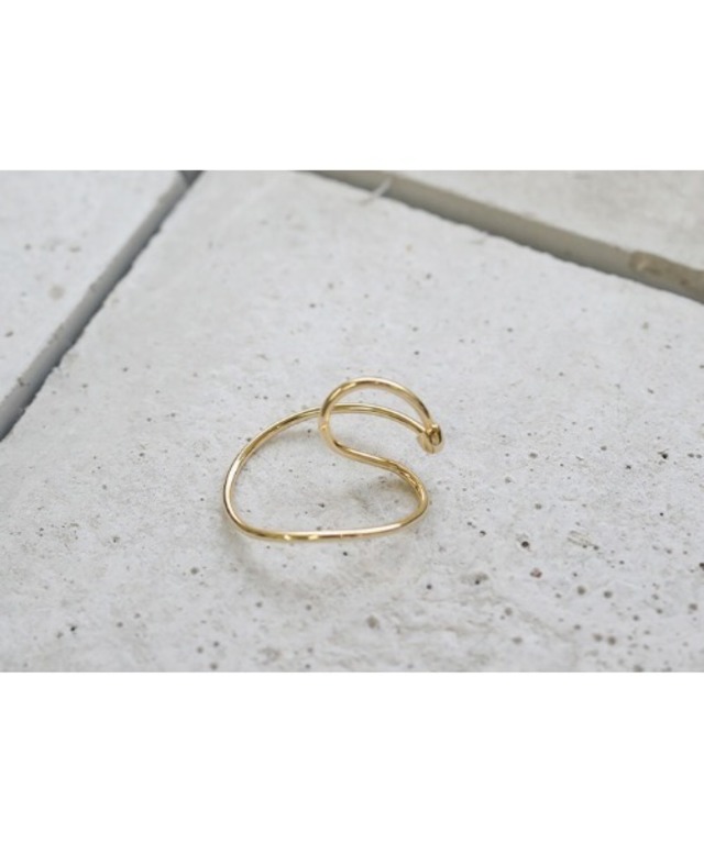 ダブルオーバーフープイヤーカフ/ビッグ片耳用イヤ―カフ