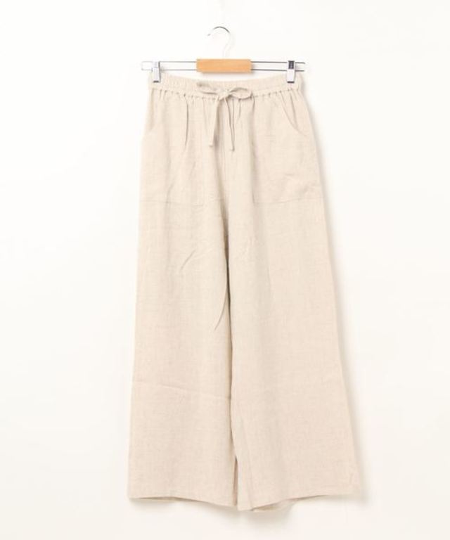 WEARISTAてらさん×KOBE LETTUCEコラボ　リネンイージーパンツ