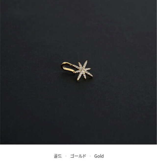 キュービックイヤーカフ