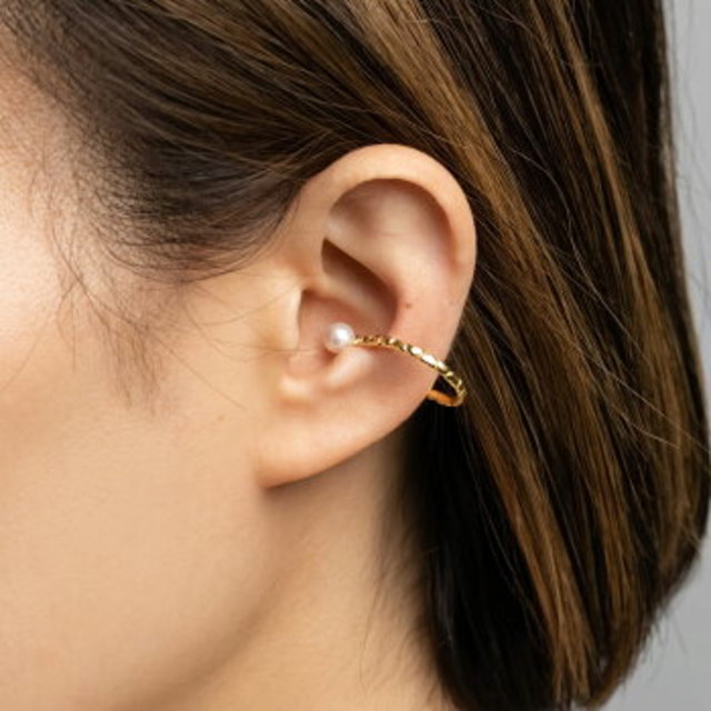 パールポイント イヤーカフ