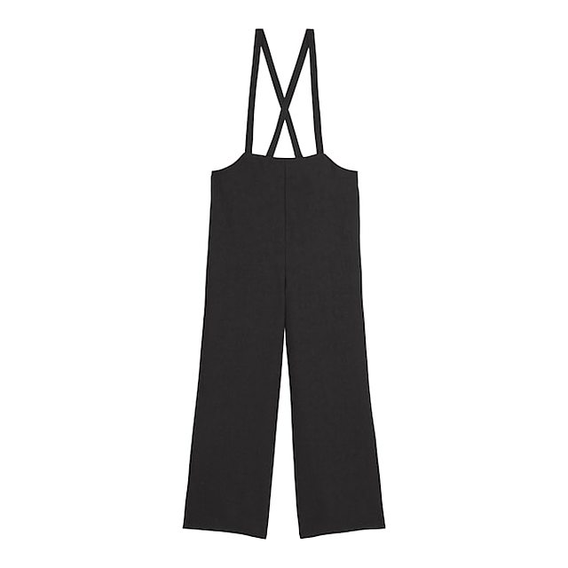 サロペットワイドパンツ