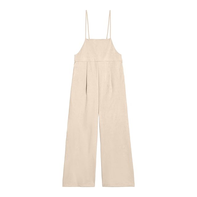 フィブリルサロペットストレートパンツ