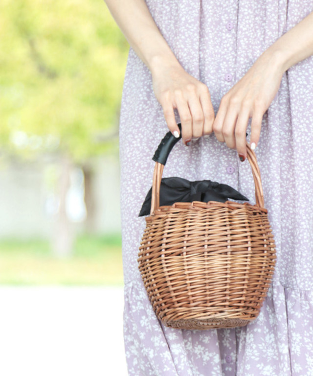 丸型カゴバッグ