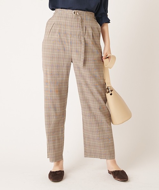 カラースラックスパンツ