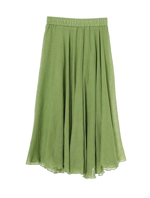 楊柳カラーフレアスカート