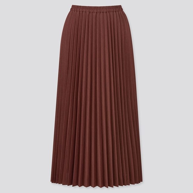 アコーディオンプリーツロングスカート